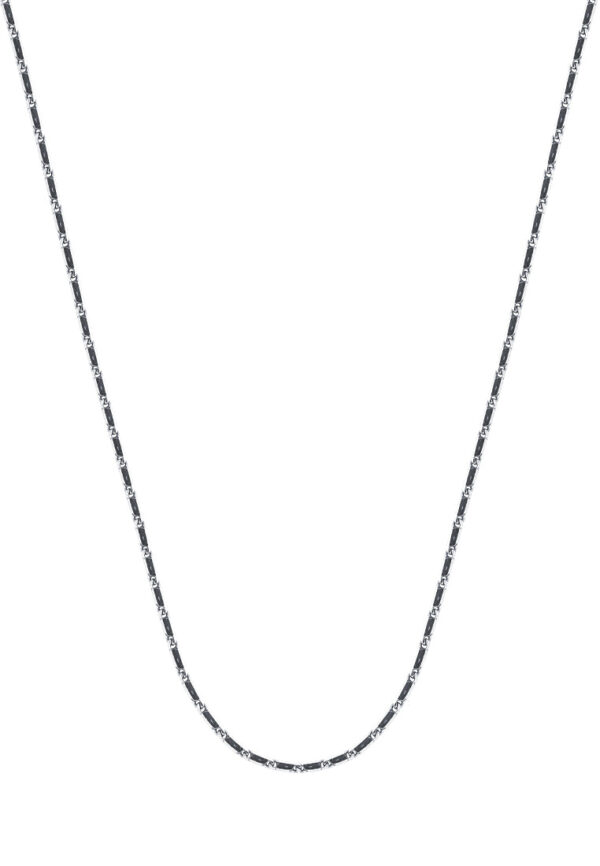 TOMEI Thin Necklace, White Gold 375