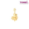 TOMEI Tiger And Fu Pendant, Yellow Gold 916