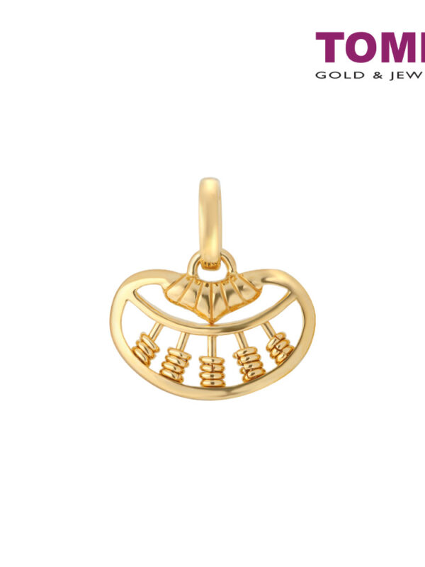 TOMEI Ruyi Abacus Pendant, Yellow Gold 916