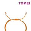 TOMEI [Online Exclusive] Natural Ping-An-Kou Jade with Yellow Rope Bracelet
