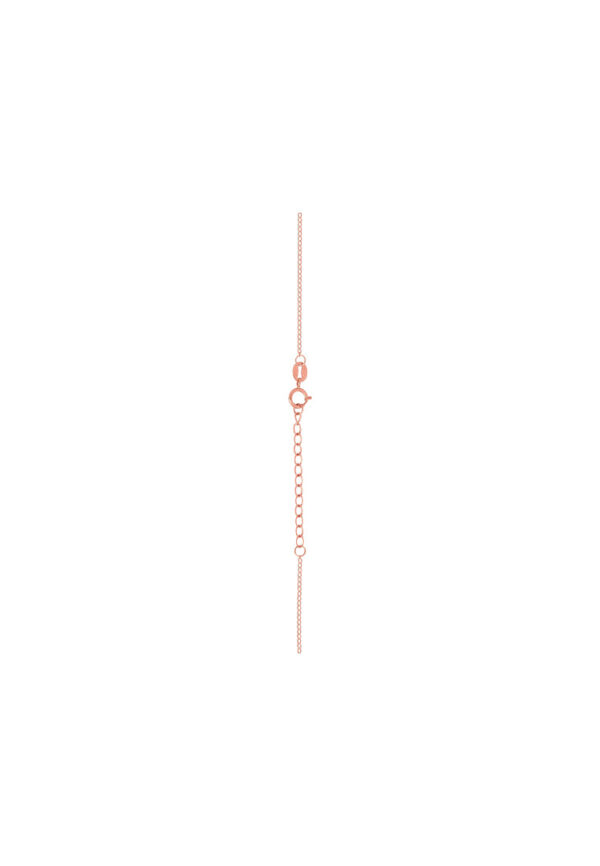 TOMEI Rouge Collection Heart Necklace, Rose Gold 750