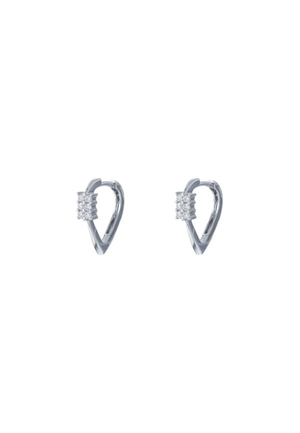 TOMEI Diamond Earrings, White Gold 585