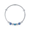 TOMEI Pure Faith Collection Exquisite Bangle, Silver