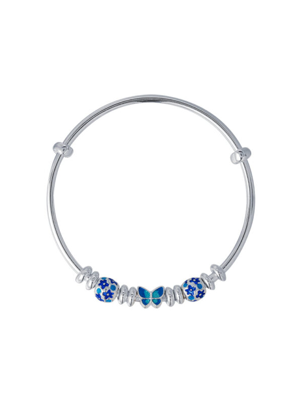TOMEI Pure Faith Collection Exquisite Bangle, Silver
