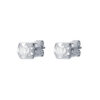 TOMEI Solitaire Earrings, Diamond White Gold 585