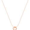 TOMEI Rouge Collection Heart Necklace, Rose Gold 750