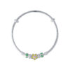 TOMEI Pure Faith Collection Exquisite Bangle, Silver