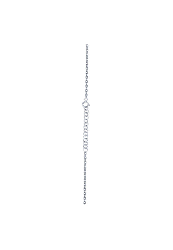TOMEI The Knot Diamond Necklace, White Gold 375
