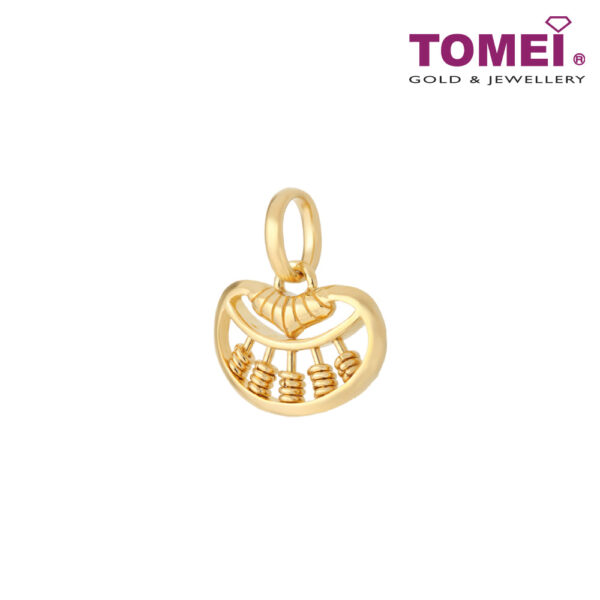 TOMEI Ruyi Abacus Pendant, Yellow Gold 916