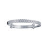 TOMEI Pure Faith Collection Coins Bangle, Silver