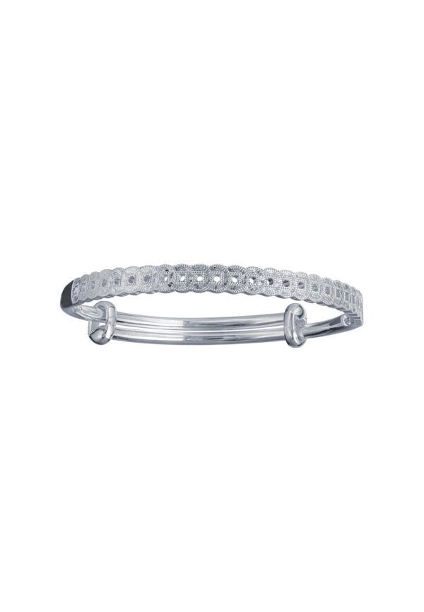 TOMEI Pure Faith Collection Coins Bangle, Silver