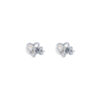 TOMEI Pearl Diamond Earrings, White Gold 585