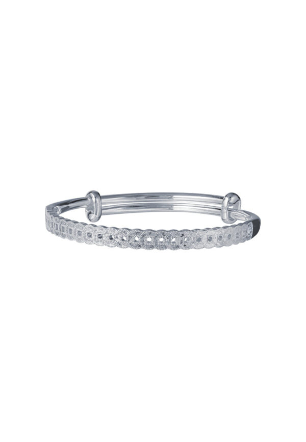 TOMEI Pure Faith Collection Coins Bangle, Silver