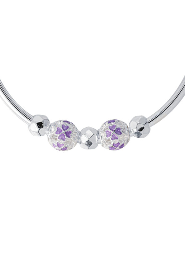 TOMEI Pure Faith Collection Exquisite Bangle, Silver