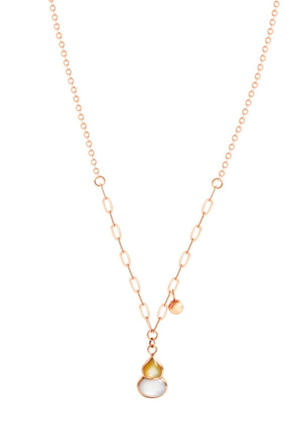 TOMEI Rouge Collection Hulu Necklace, Rose Gold 750