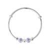 TOMEI Pure Faith Collection Exquisite Bangle, Silver