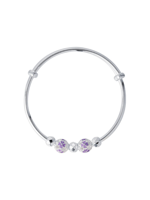 TOMEI Pure Faith Collection Exquisite Bangle, Silver