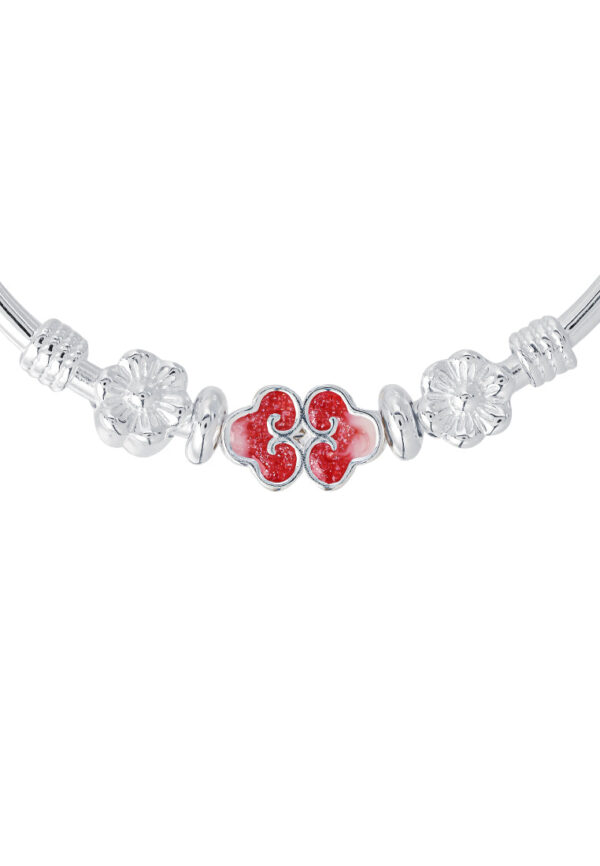 TOMEI Pure Faith Collection Exquisite Bangle, Silver