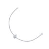 TOMEI Twinkling Apple Diamond Bracelet, White Gold 750