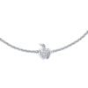 TOMEI Twinkling Apple Diamond Bracelet, White Gold 750