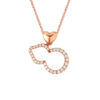 TOMEI Rouge Collection, Lovely Hulu Necklace Rose Gold 750