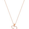 TOMEI Rouge Collection, Lovely Hulu Necklace Rose Gold 750