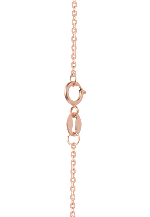 TOMEI Rouge Collection, Nacre Lu Lu Tong Necklace, Rose Gold 750