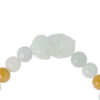 TOMEI 翡翠三彩貔貅 Palace Grace Natural Jade Bead With Pixiu Bracelet | Multi-Tone