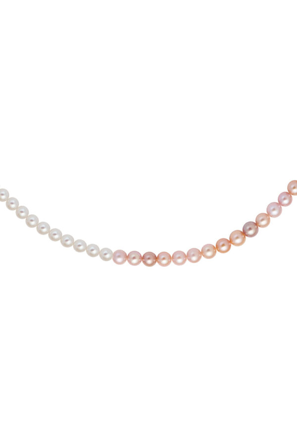 TOMEI [Online Exclusive] Pearlfect Love Single Strand Dual-Tone Pearl Necklace
