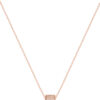 TOMEI Rouge Collection, Nacre Lu Lu Tong Necklace, Rose Gold 750