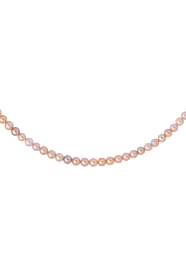 TOMEI [Online Exclusive] Pearlfect Love Single Strand Dual-Tone Pearl Necklace