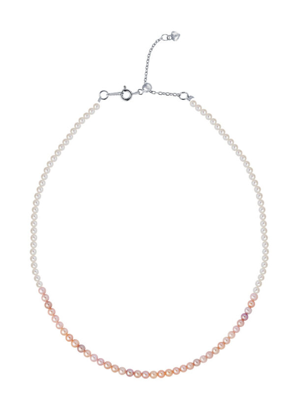 TOMEI [Online Exclusive] Pearlfect Love Single Strand Dual-Tone Pearl Necklace