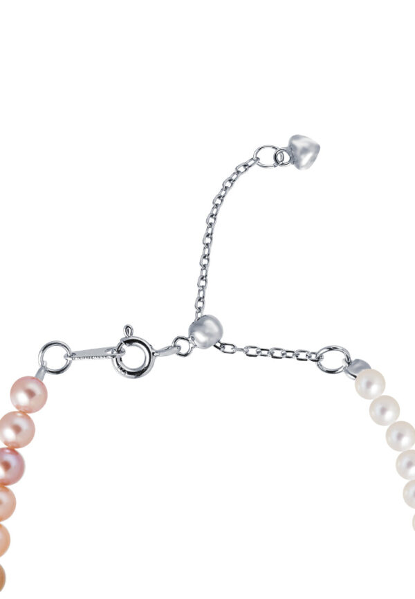 TOMEI [Online Exclusive] Pearlfect Love Single Strand Dual-Tone Pearl Bracelet