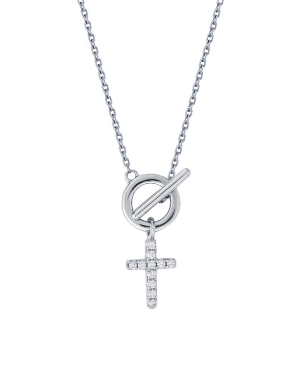 TOMEI Twinkly Trinkets Collection Diamond Necklace, White Gold 585