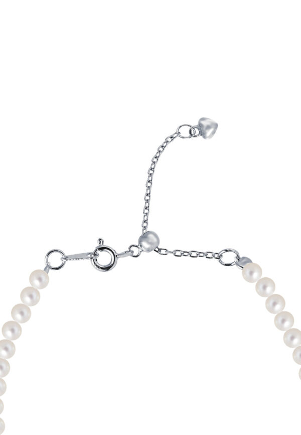 TOMEI [Online Exclusive] Pearlfect Love Single Strand Dual-Tone Pearl Bracelet