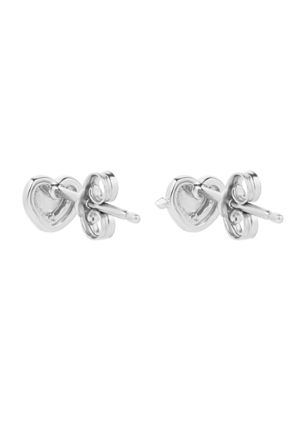TOMEI Way to Your Heart Earrings, White Gold 585