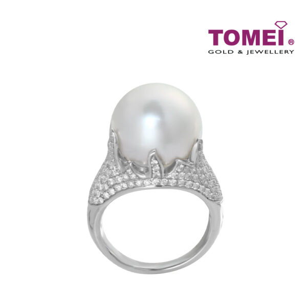 TOMEI Ring, South Sea Pearl White Gold 750 (R8649PH)