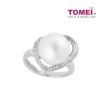 TOMEI Ring, Diamond Pearl White Gold 750 (DR92433)