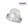 TOMEI Ring, Diamond Pearl White Gold 750 (PO0001074)