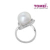 TOMEI Ring, Diamond Pearl White Gold 750 (R1032)