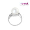 TOMEI Ring, Diamond Pearl White Gold 750 (R1202-14)