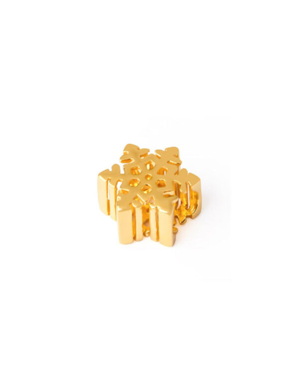 TOMEI [Online Exclusive] Snowflake Charm, Yellow Gold 916