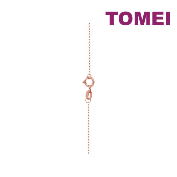 TOMEI Rouge Collection Gift Of Happiness Necklace, Rose Gold 750
