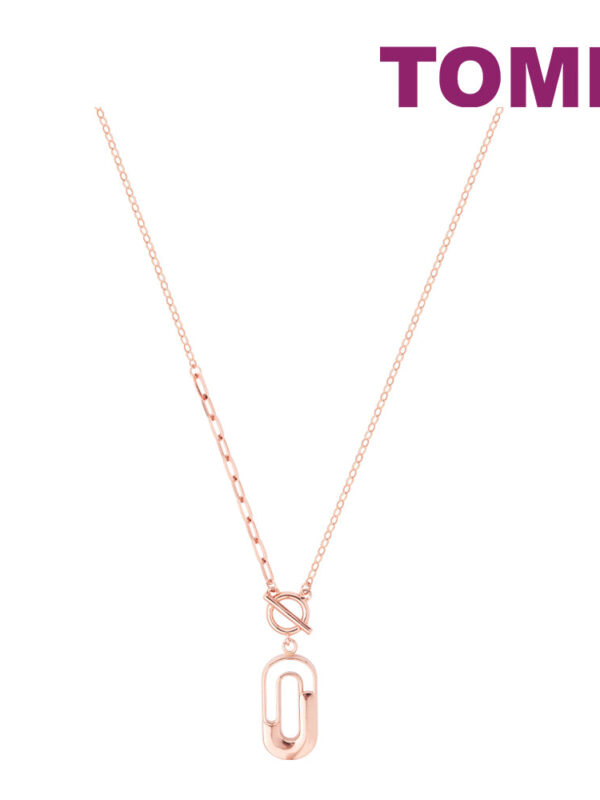 TOMEI Rouge Collection Nacre Necklace, Rose Gold 750