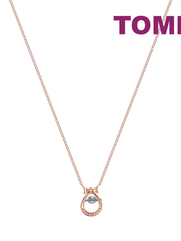 TOMEI Rouge Collection Gift Of Happiness Necklace, Rose Gold 750