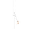 TOMEI Starlight Symphony Diamond Necklace, White+Rose Gold 585