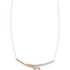 TOMEI Starlight Symphony Diamond Necklace, White+Rose Gold 585