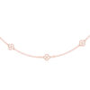 TOMEI Rouge Collection Triple Clover Bracelet, Rose Gold 750