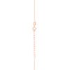TOMEI Rouge Collection Rabbit In Love Necklace, Rose Gold 750