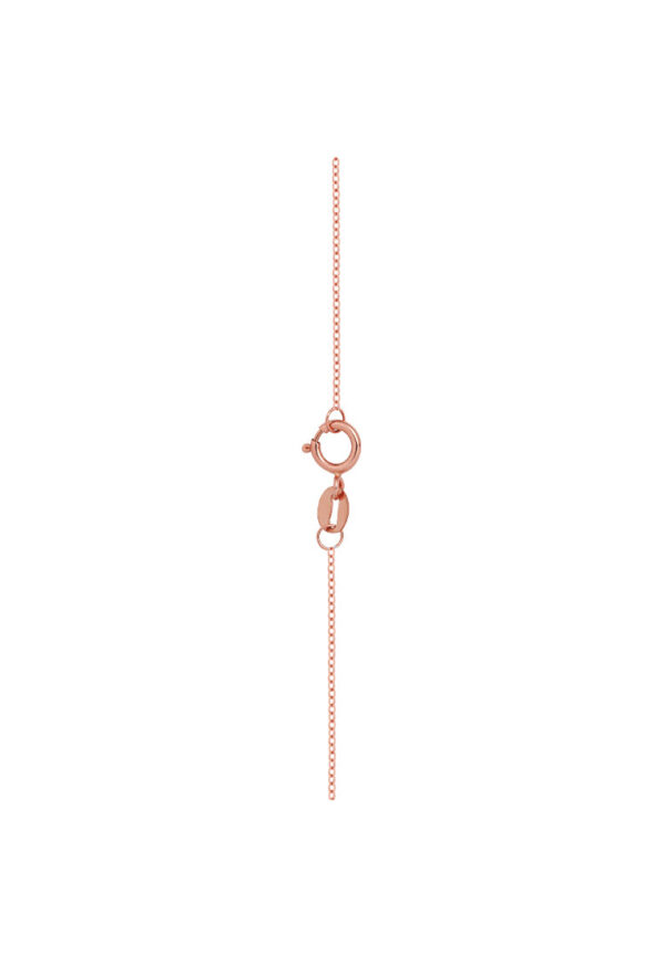TOMEI Rouge Collection Four Leaves Clover Necklace, Rose Gold 750